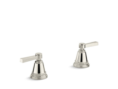 KOHLER K-T13141-4A Pinstripe Pure Deck-mount bath faucet handle trim with Lever design