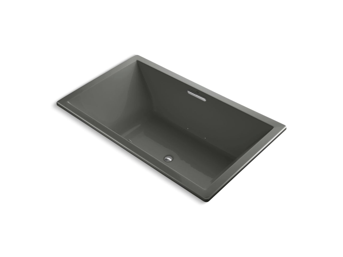 KOHLER K-1174-GH Underscore 72" x 42" drop-in Heated BubbleMassage air bath