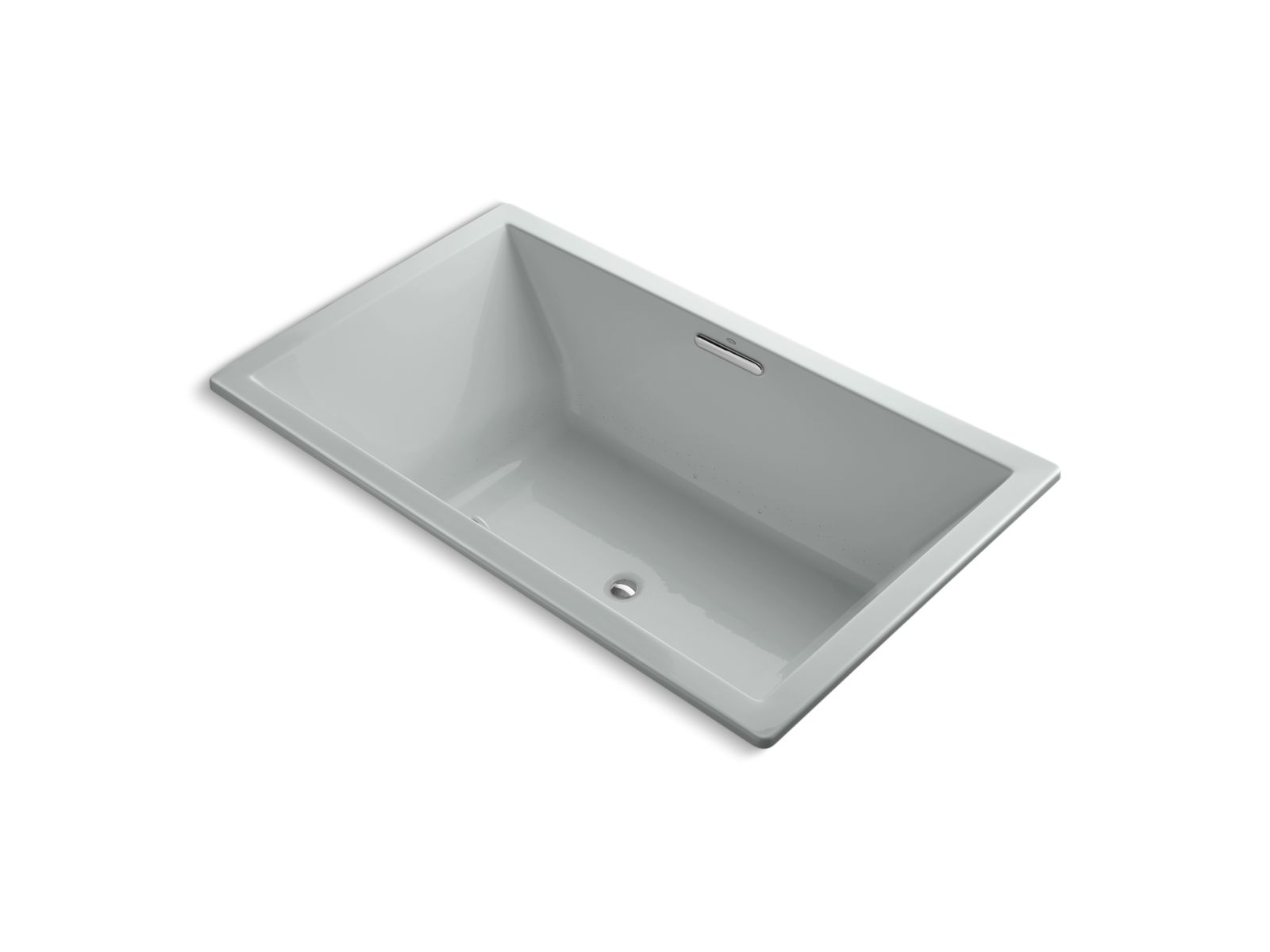 KOHLER K-1174-GH Underscore 72" x 42" drop-in Heated BubbleMassage air bath