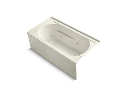 KOHLER K-1357-HR Devonshire 60" x 32" alcove heated whirlpool bath, right drain