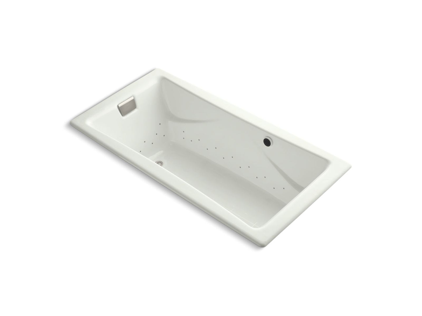 KOHLER K-865-GHBN Tea-for-Two 71-3/4" x 36" drop-in Heated BubbleMassage air bath