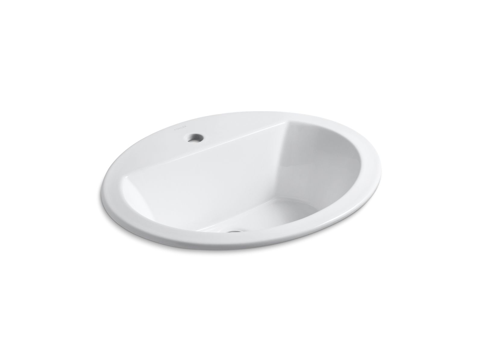 KOHLER Bryant 20-1/4" oval drop-in bathroom sink