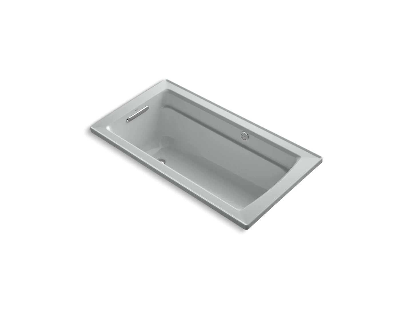 KOHLER K-1122-GH Archer 60" x 32" drop-in Heated BubbleMassage air bath