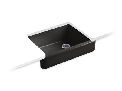 KOHLER K-6486 Whitehaven 29-1/2" undermount single-bowl farmhouse kitchen sink