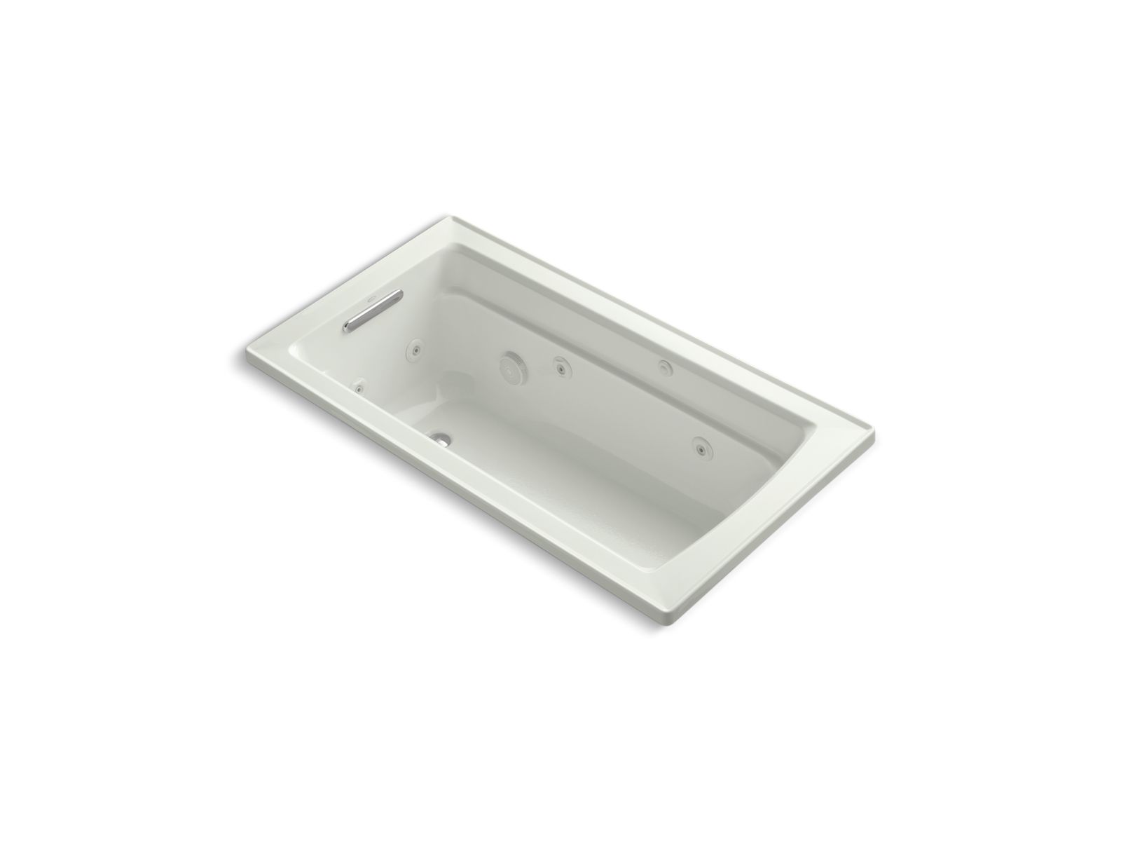KOHLER K-1122 Archer 60" x 32" drop-in whirlpool bath