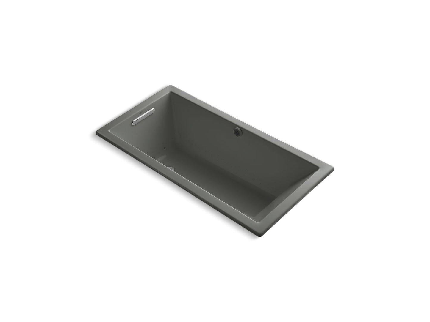 KOHLER K-1167-GHW Underscore 60" x 30" drop-in Heated BubbleMassage air bath