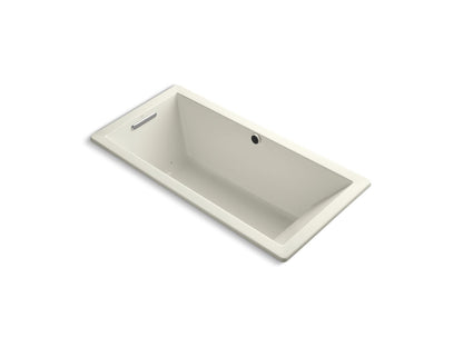 KOHLER K-1822-GHW Underscore 66" x 32" drop-in Heated BubbleMassage air bath with Bask heated surface