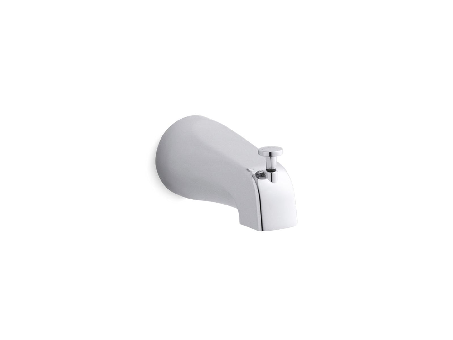 KOHLER K-15136 Coralais Wall-mount bath spout with diverter, 4-7/8", NPT connection
