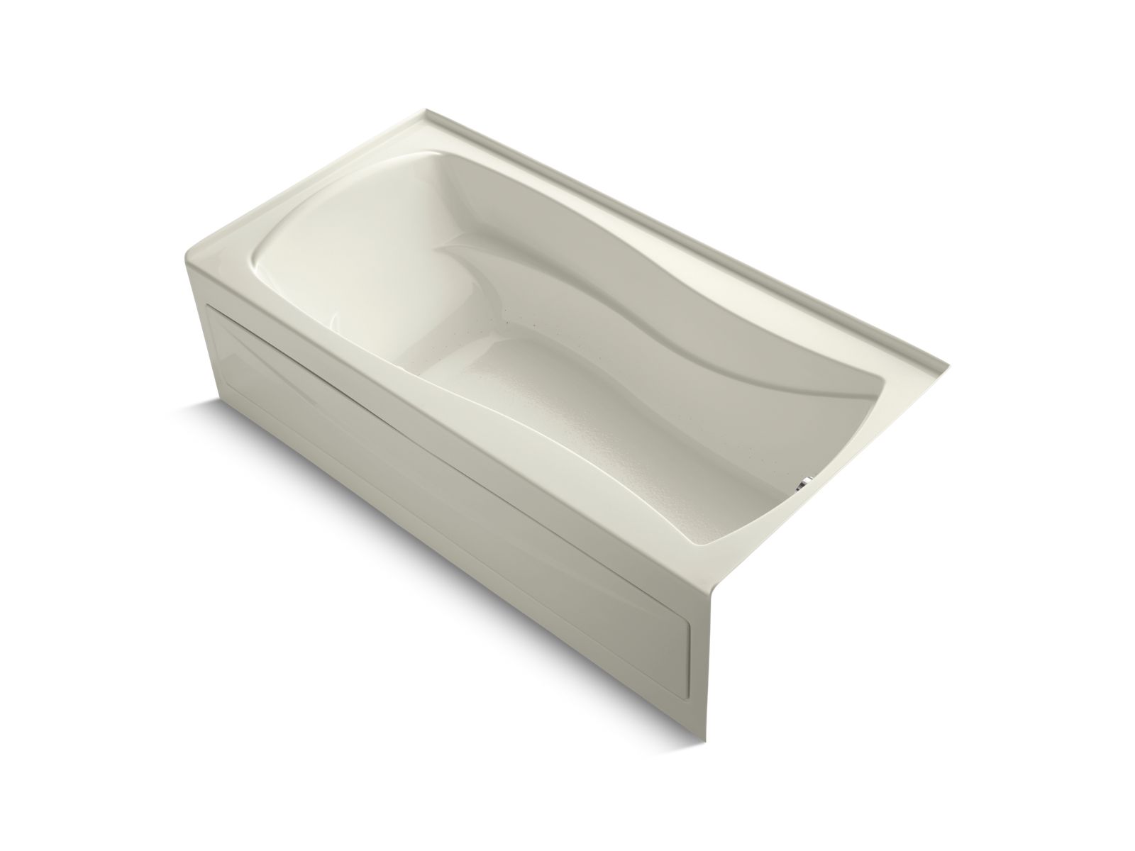 KOHLER K-1224-GHRAW Mariposa 66" x 36" alcove Heated BubbleMassage air bath with Bask heated surface, right drain