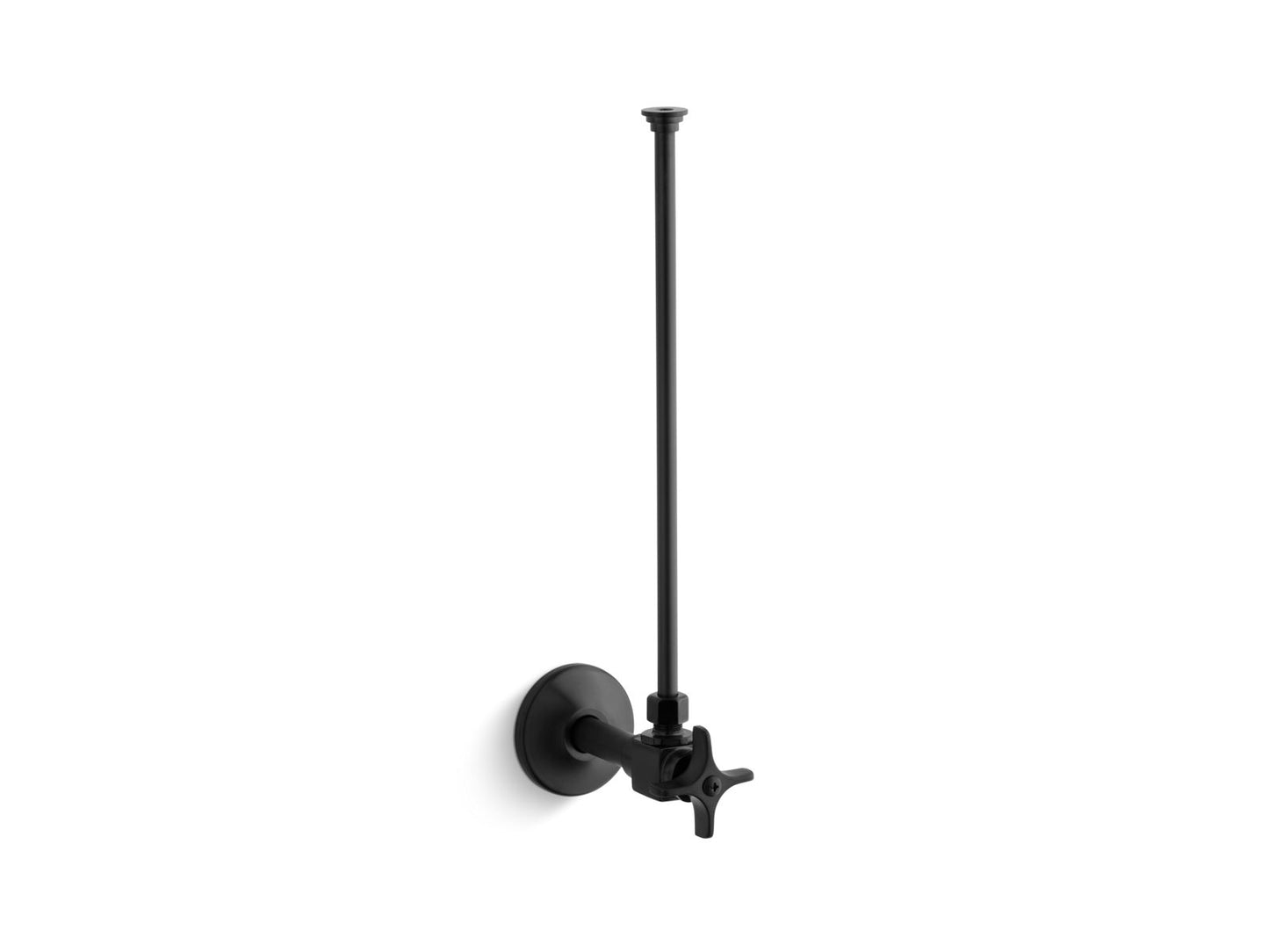 KOHLER 3/8" NPT angle supply with stop and annealed vertical tube