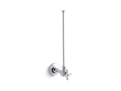 KOHLER 3/8" NPT angle supply with stop and annealed vertical tube
