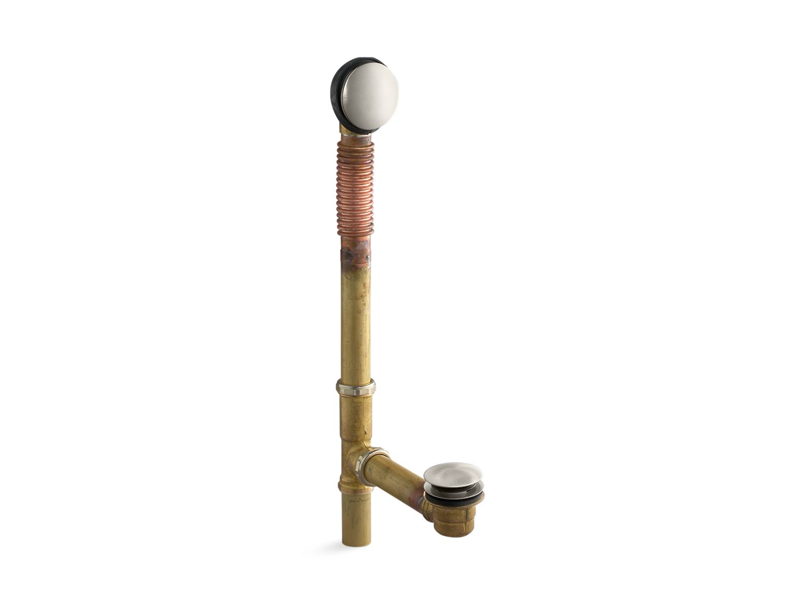 KOHLER Clearflo Brass toe tap bath drain