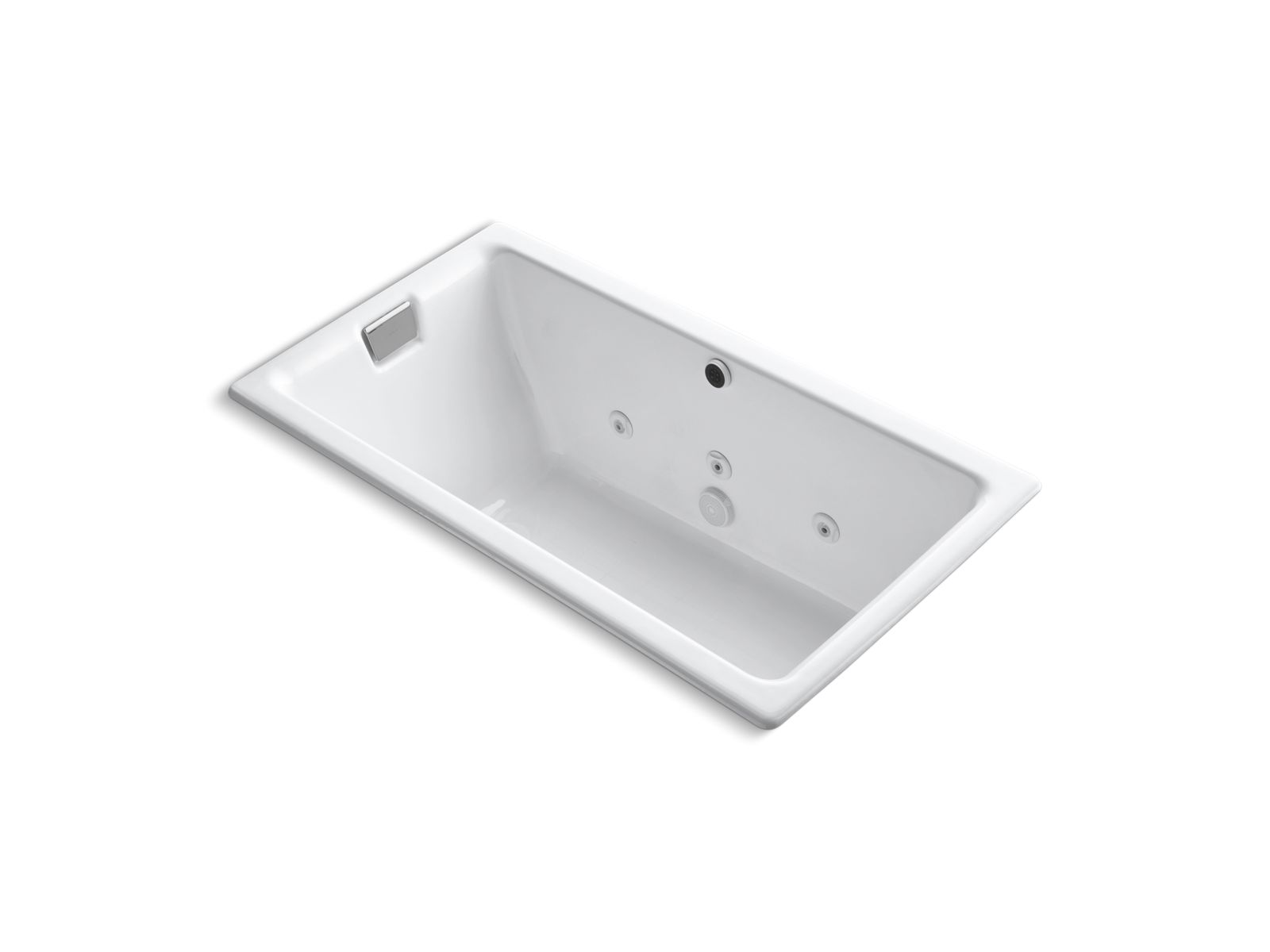KOHLER K-856-JHN Tea-for-Two 66" x 36" drop-in/undermount whirlpool bath