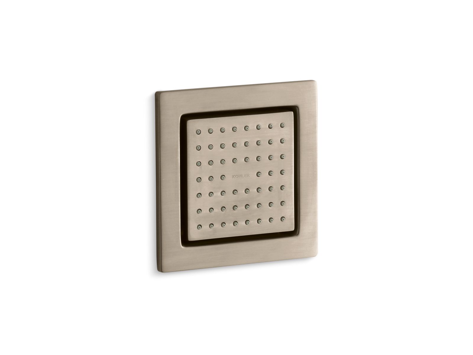 KOHLER WaterTile Square 54-nozzle single-function body spray, 2.5 gpm