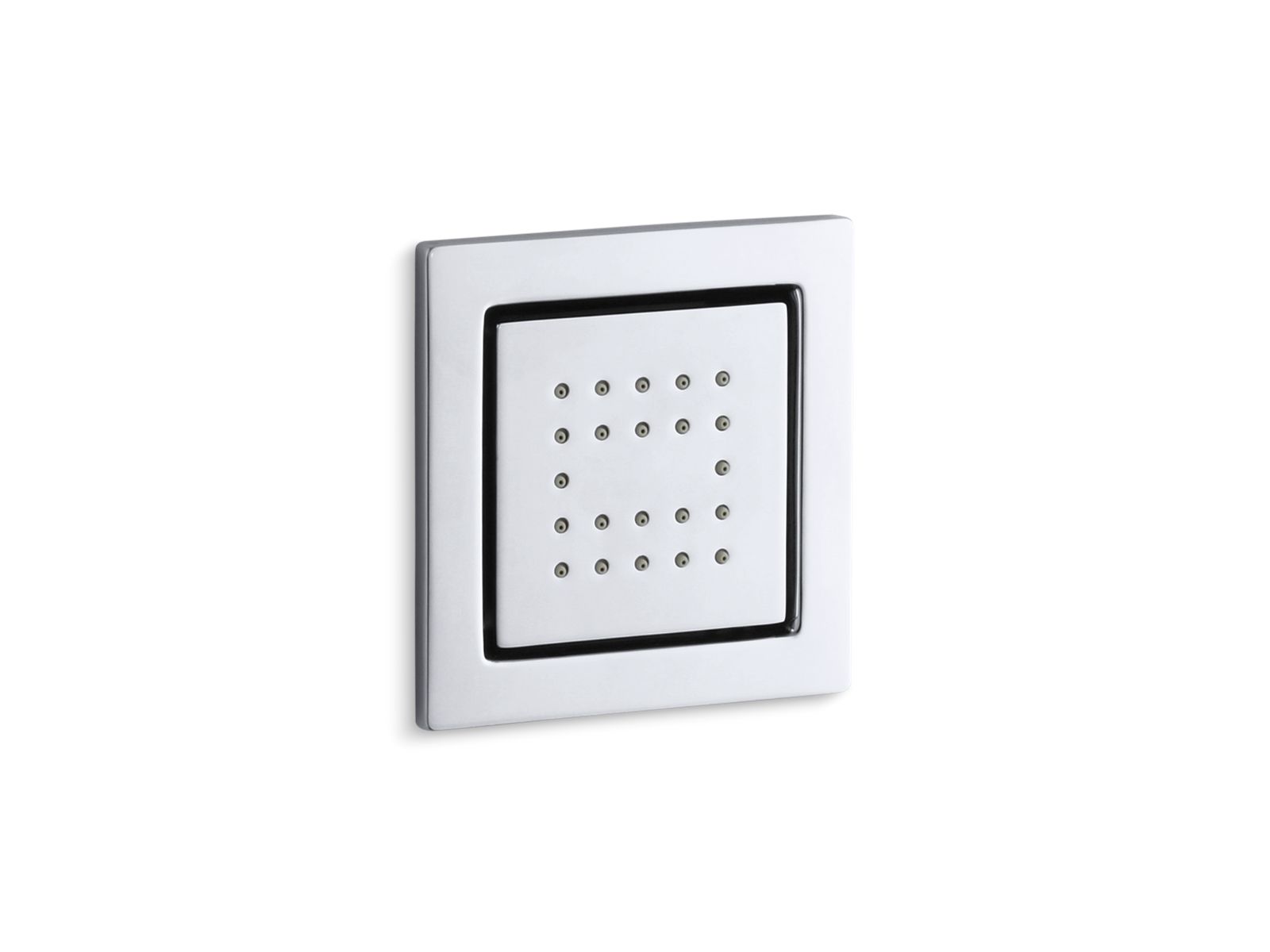 KOHLER WaterTile Square 22-nozzle single-function body spray, 2.5 gpm