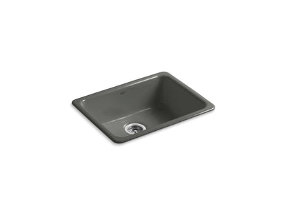 KOHLER Iron/Tones 24-1/4" top-/undermount single-bowl bar sink