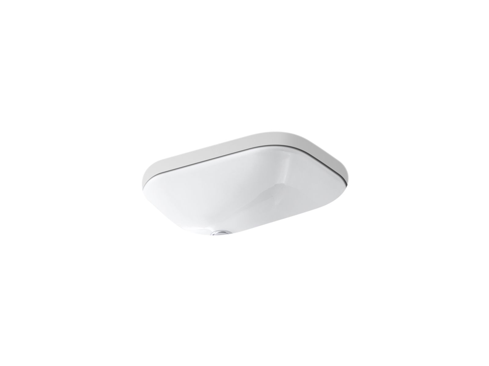 KOHLER K-2890-8U Tahoe 20" rectangular undermount bathroom sink