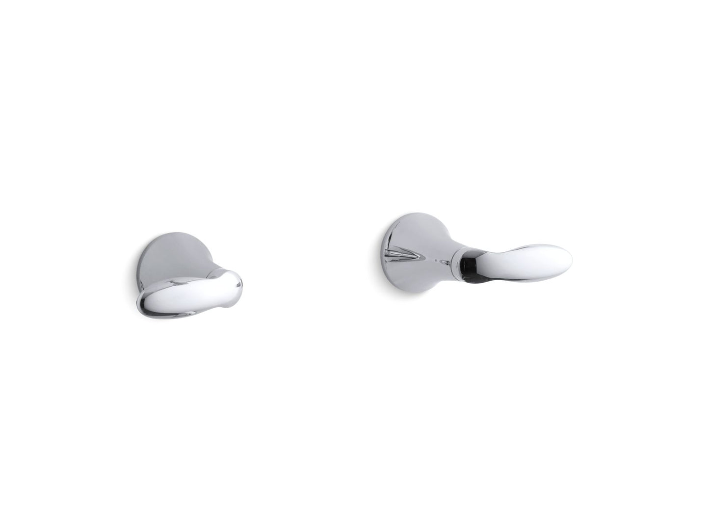 KOHLER K-T15225-4 Coralais Wall-mount bath/shower trim set with lever handles, valve not included