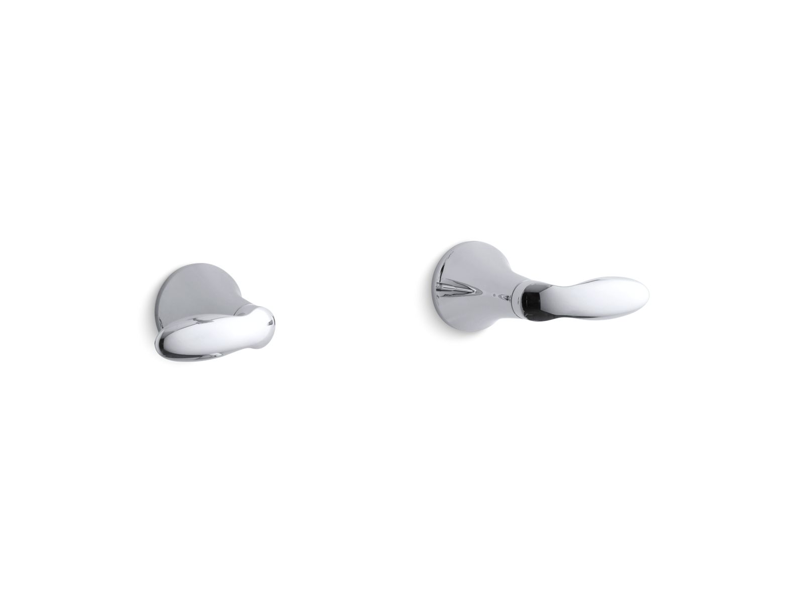 KOHLER K-T15225-4 Coralais Wall-mount bath/shower trim set with lever handles, valve not included