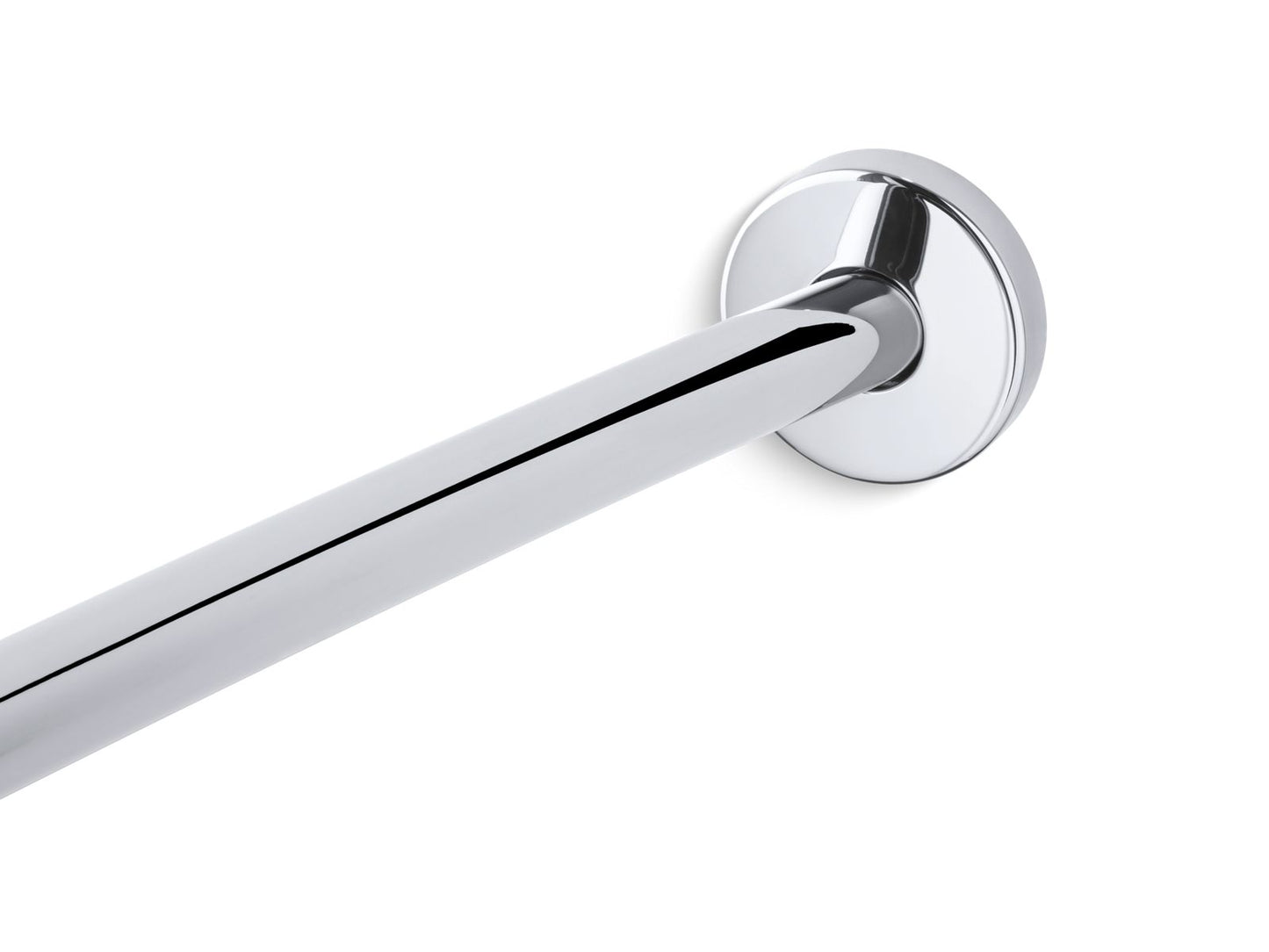 KOHLER Expanse Contemporary design curved shower rod