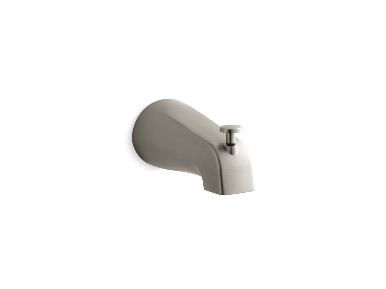 KOHLER K-15136 Coralais Wall-mount bath spout with diverter, 4-7/8", NPT connection