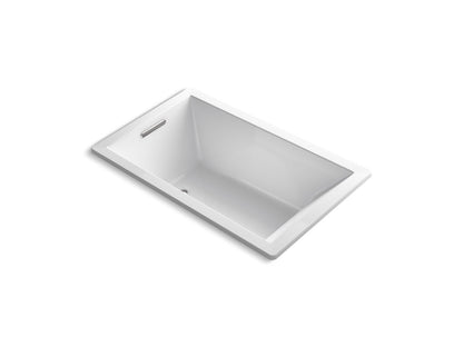 KOHLER K-1849-GHW Underscore 60" x 36" drop-in Heated BubbleMassage air bath with Bask heated surface