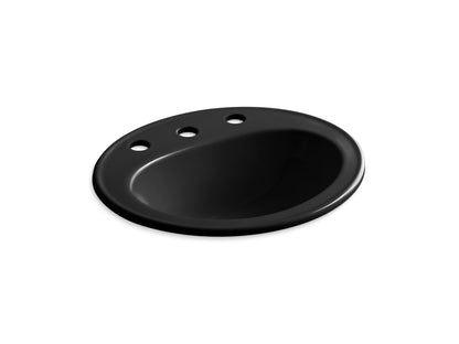 KOHLER Pennington 20-1/4" oval drop-in bathroom sink