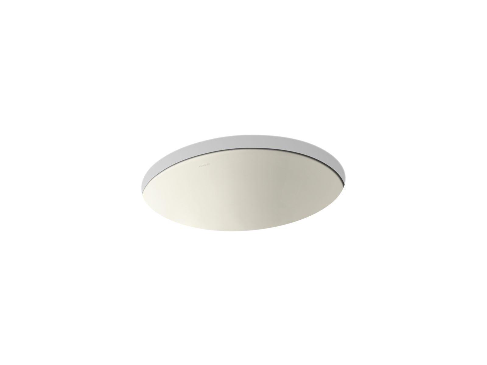 KOHLER K-2205 Caxton 19-1/4" oval undermount bathroom sink, no overflow