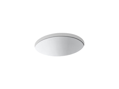 KOHLER K-2205 Caxton 19-1/4" oval undermount bathroom sink, no overflow