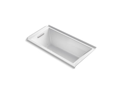 KOHLER K-1167-GHLF Underscore 60" x 30" alcove Heated BubbleMassage air bath, left drain