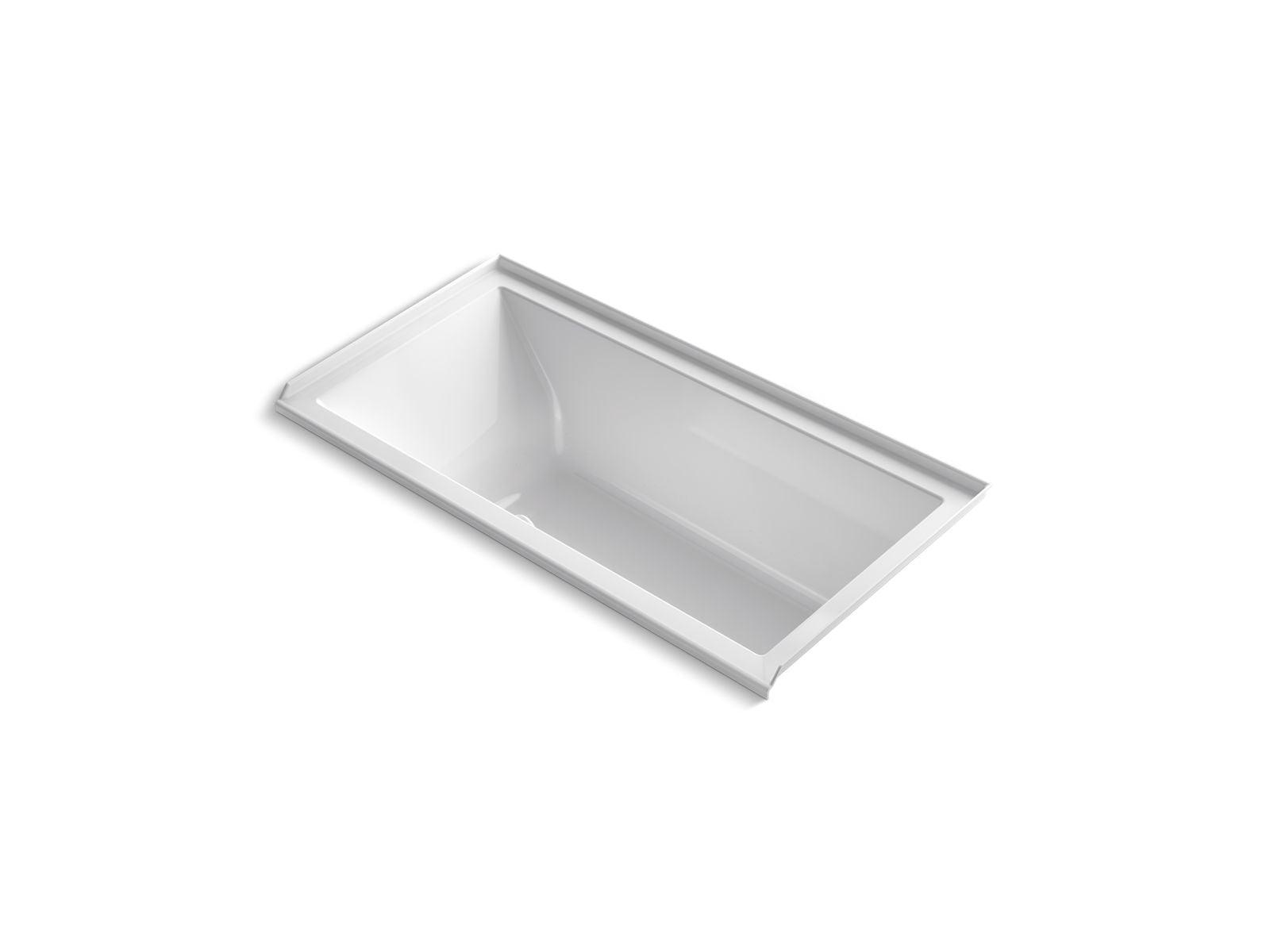 KOHLER K-1167-GHRW Underscore 60" x 30" alcove Heated BubbleMassage air bath with Bask, right drain