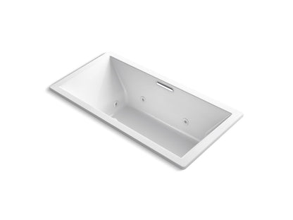 KOHLER K-1835-JH Underscore 72" x 36" drop-in heated whirlpool bath