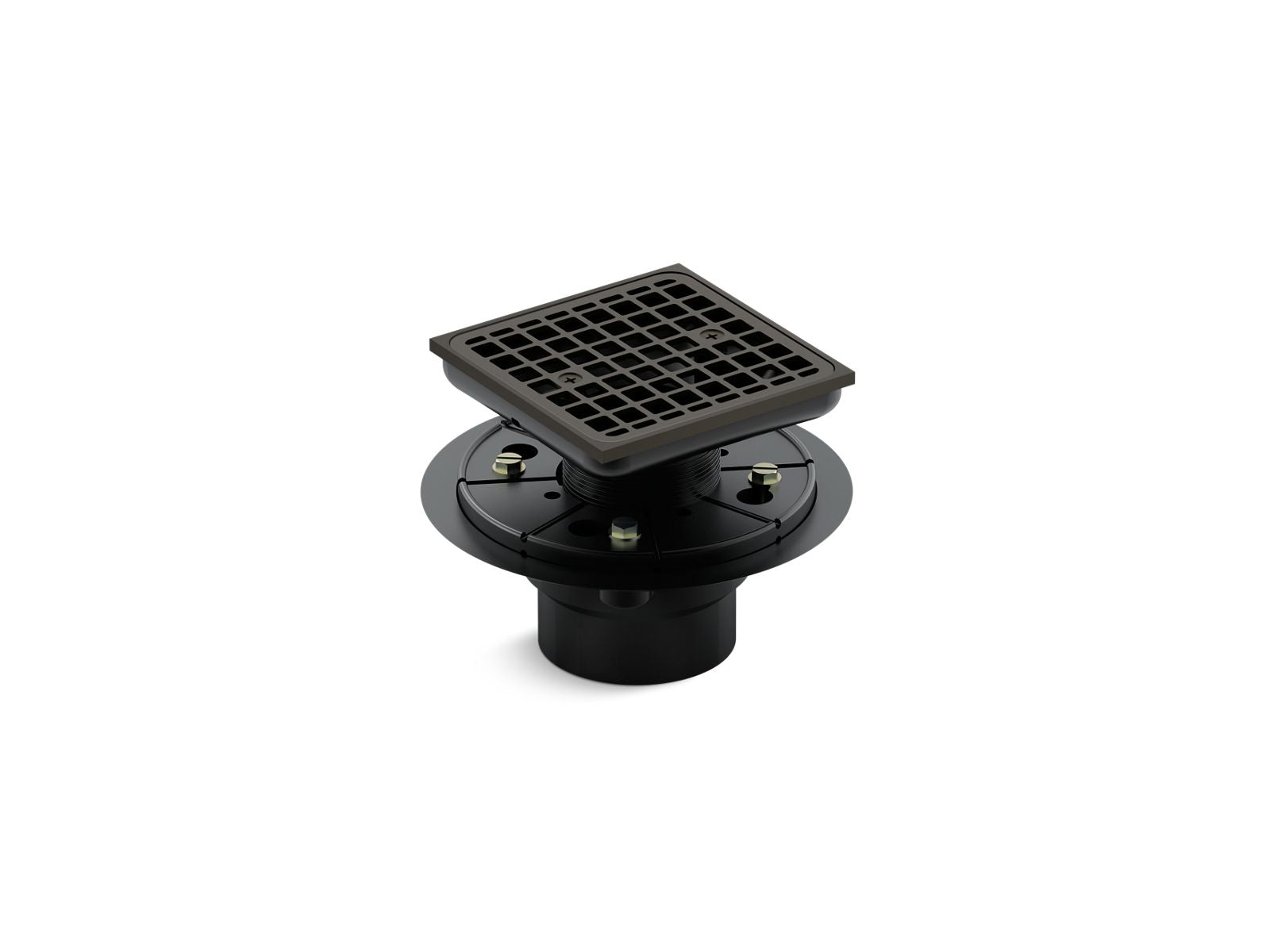 KOHLER K-9136 Clearflo Square design tile-in shower drain