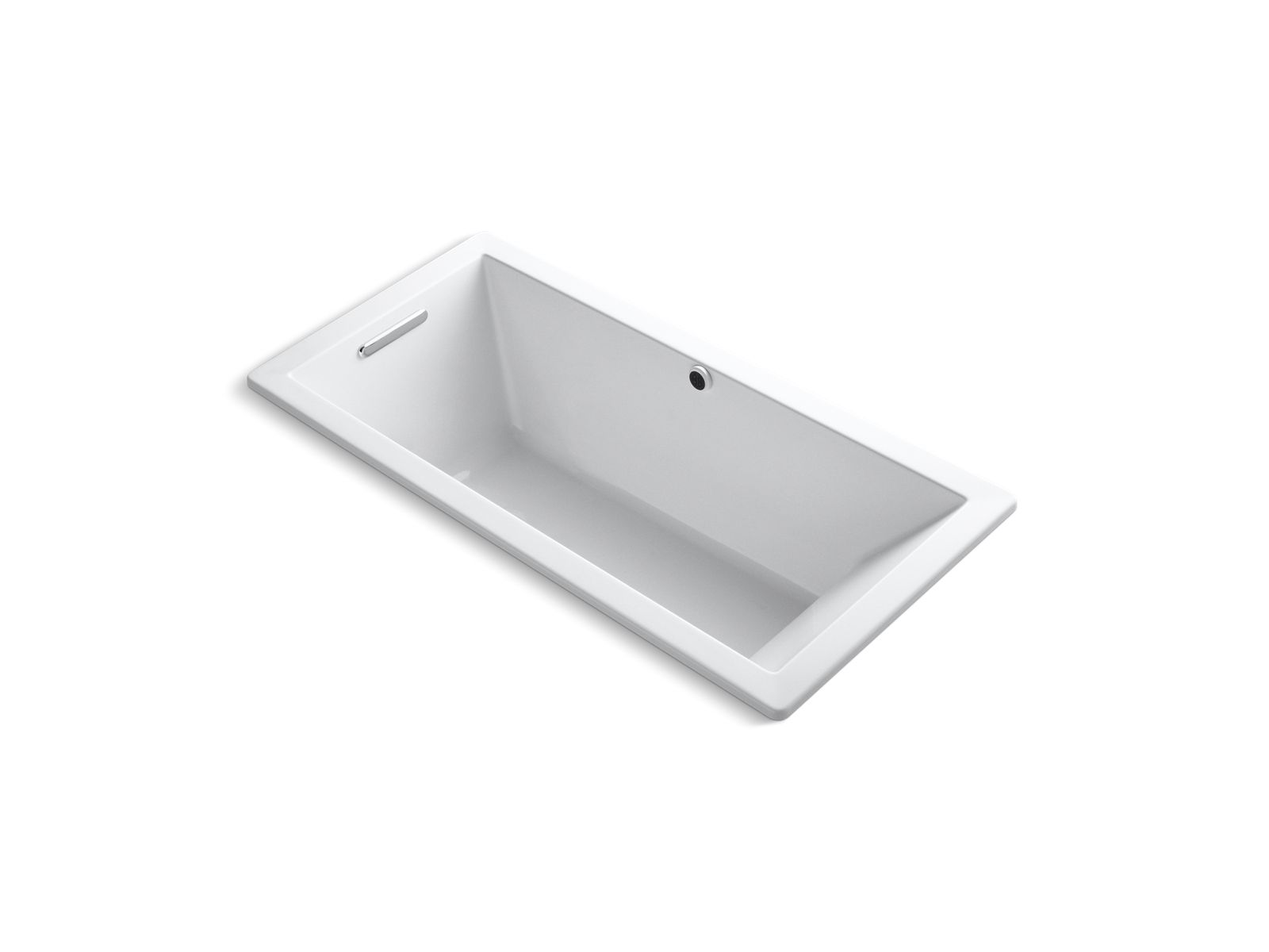 KOHLER K-1821-W1 Underscore 66" x 32" drop-in bath with Bask heated surface