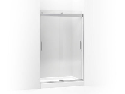 KOHLER K-706008-L Levity Sliding shower door, 74" H x 43-5/8 - 47-5/8" W, with 1/4" thick Crystal Clear glass