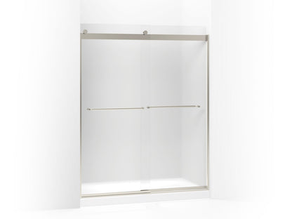 KOHLER K-706015-D3 Levity Sliding shower door, 74" H x 56-5/8 - 59-5/8" W, with 1/4" thick Frosted glass