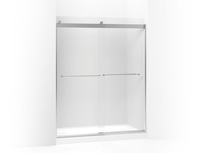 KOHLER K-706015-D3 Levity Sliding shower door, 74" H x 56-5/8 - 59-5/8" W, with 1/4" thick Frosted glass