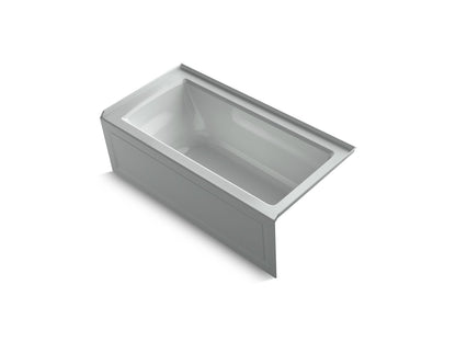 KOHLER K-1946-RAW Archer 60" x 30" alcove bath with Bask heated surface, right drain