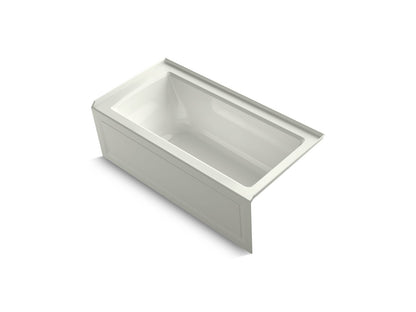 KOHLER K-1946-RAW Archer 60" x 30" alcove bath with Bask heated surface, right drain