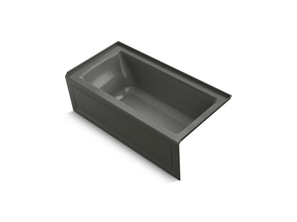 KOHLER K-1946-RAW Archer 60" x 30" alcove bath with Bask heated surface, right drain