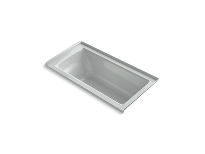 KOHLER K-1946-RW Archer 60" x 30" alcove bath with Bask heated surface, right drain