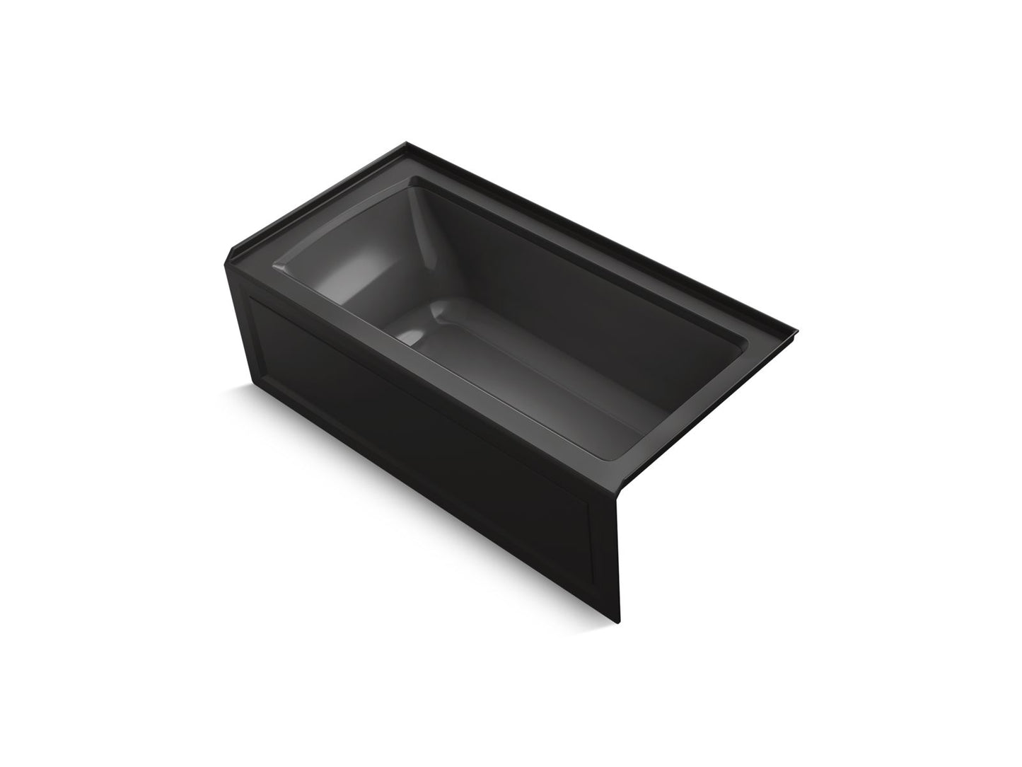 KOHLER K-1946-RAW Archer 60" x 30" alcove bath with Bask heated surface, right drain
