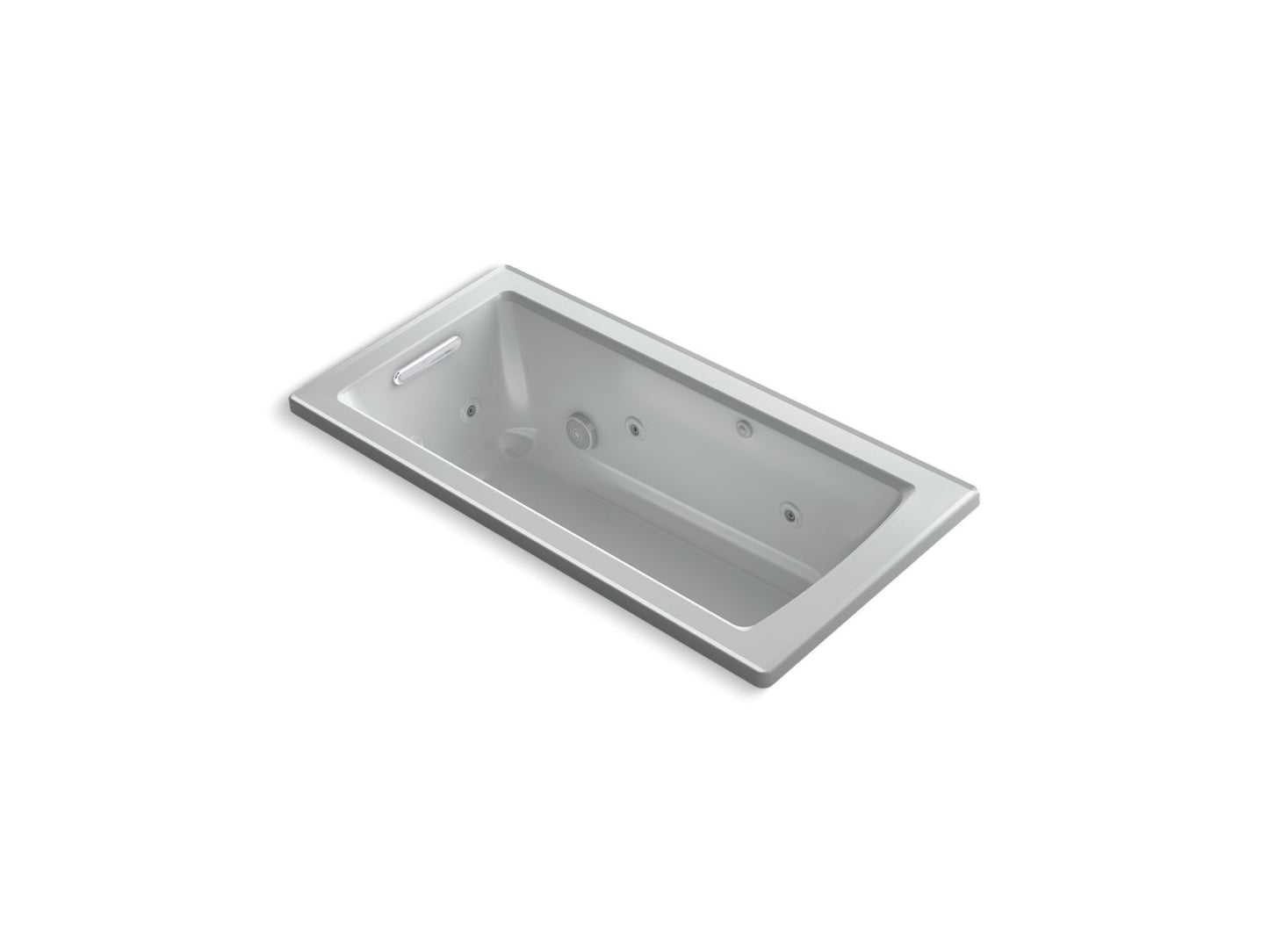 KOHLER K-1947 Archer 60" x 30" drop-in whirlpool bath