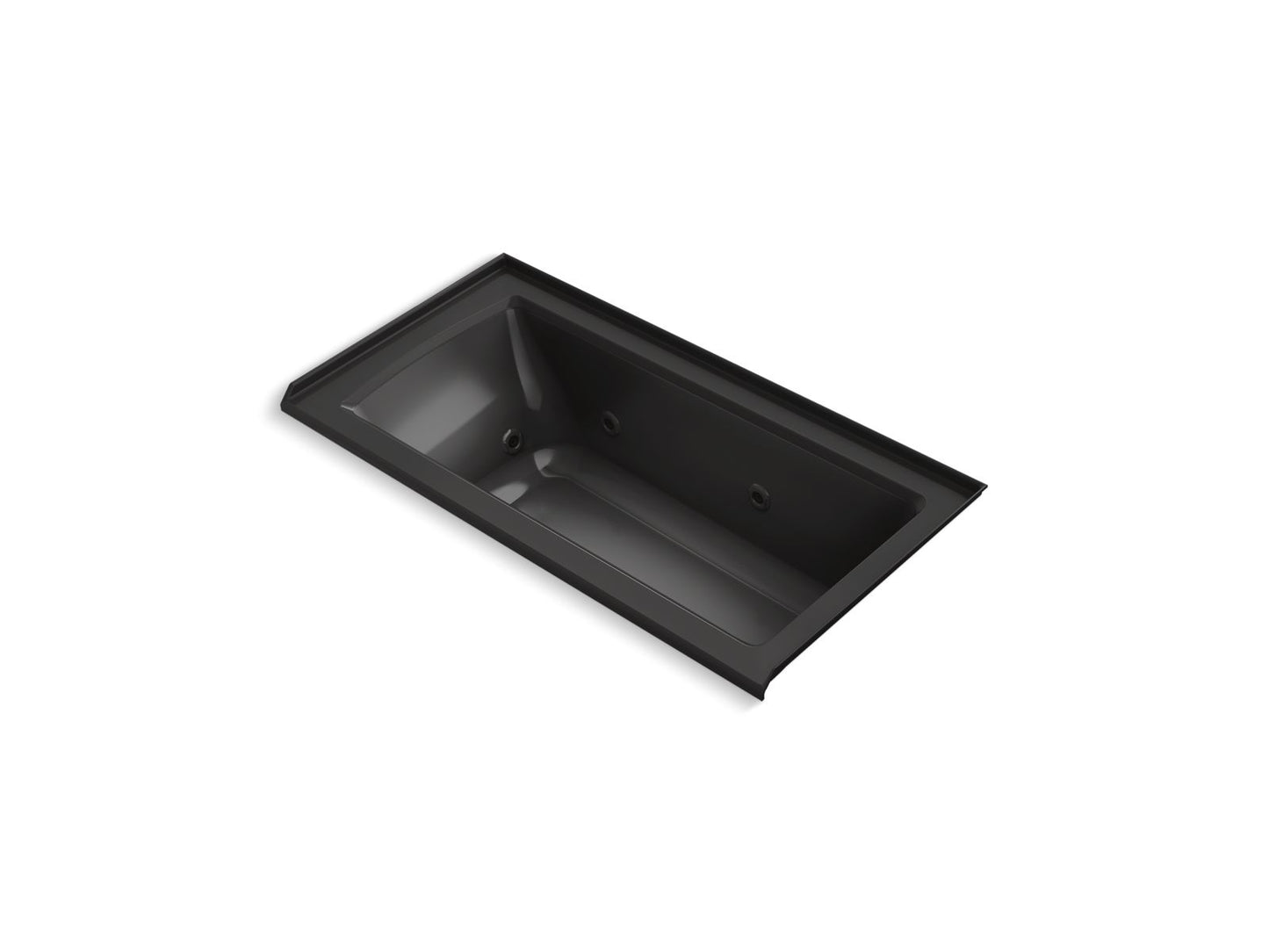 KOHLER K-1947-R Archer 60" x 30" alcove whirlpool bath, right drain