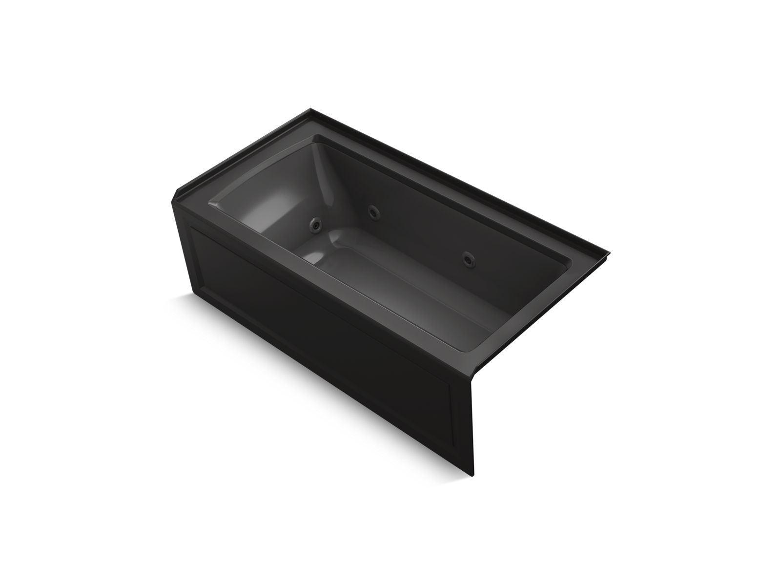 KOHLER K-1947-HRA Archer 60" x 30" alcove heated whirlpool bath, right drain