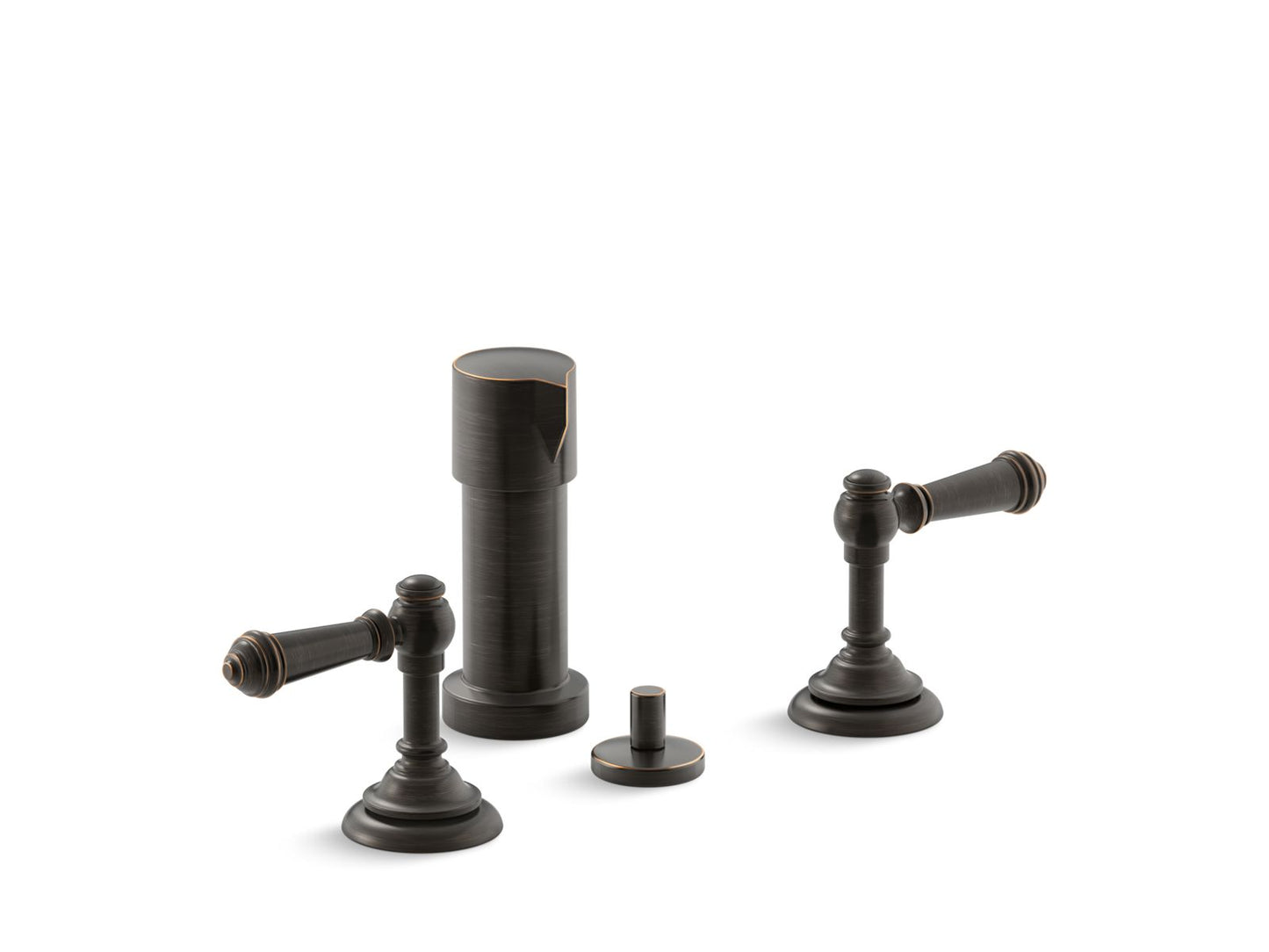 KOHLER Artifacts Widespread bidet faucet with lever handles