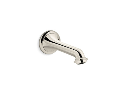KOHLER K-72792 Artifacts Wall-mount bath spout with turned design