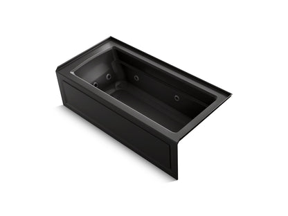 KOHLER K-1949-HRA Archer 66" x 32" alcove heated whirlpool, right drain