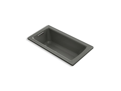 KOHLER K-1947-GHW Archer 60" x 30" drop-in Heated BubbleMassage air bath with Bask heated surface