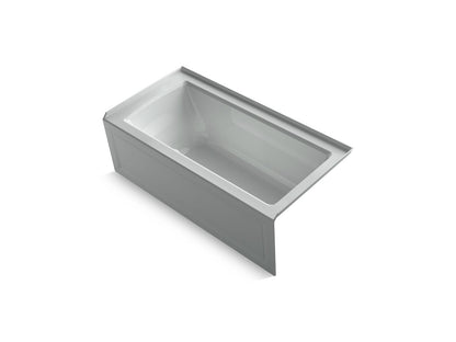 KOHLER K-1947-GHRA Archer 60" x 30" alcove Heated BubbleMassage air bath, right drain